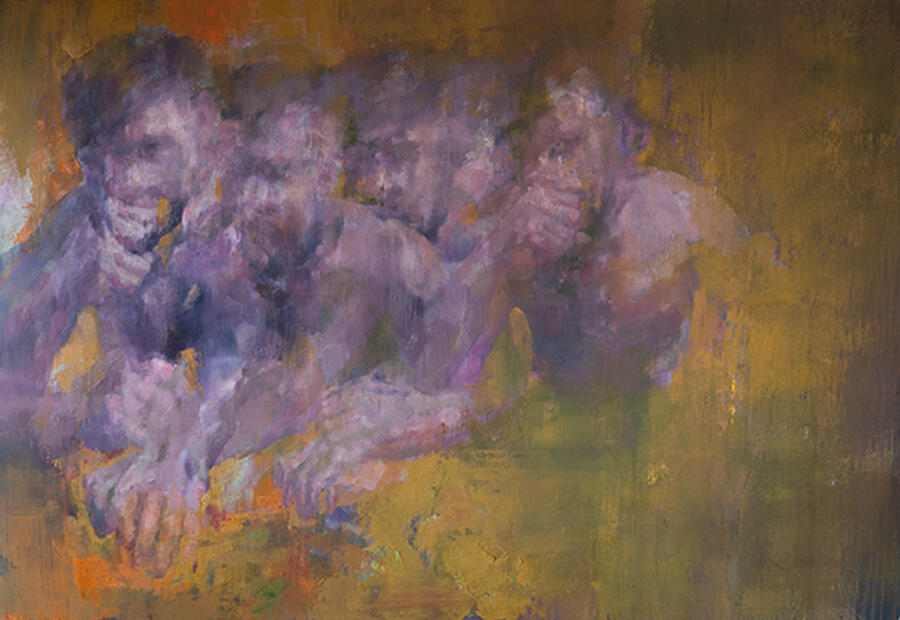 Gluttony, 110 × 160 cm, 2023